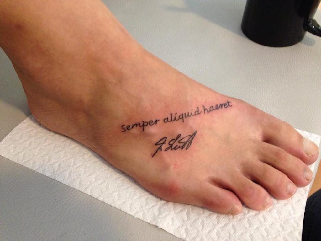 Unterschrift Tattoo Art Forever